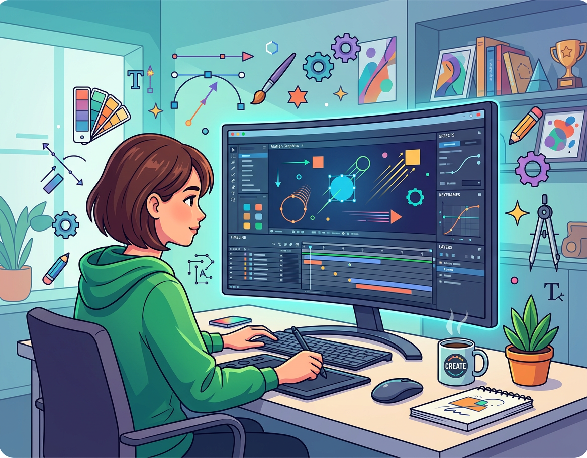motion graphics video editor india